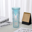 sky sea wave cactus pattern plastic cups