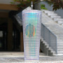 2024 New Cold Coffee Cup 59 Colors 24oz 710ml Summer Fashion Colorful Portable Corn Grid Cup Big Plastic Cup with Lid and Straw