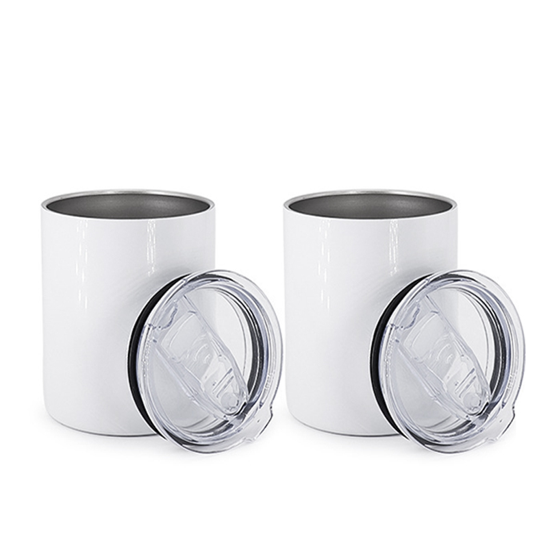 US Warehouse 50pcs/ctn Double Walled Stainless Steel 10oz Sublimation Tumbler Blank Tumblers for Sublimation Without Handle