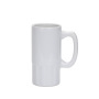 Factory Customized Logo 20oz Ceramic Mug Sublimation Blanks Beer Mug Anti Slip Bottom White Coffee Cup with Handle for Wholesale