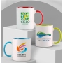 Low MOQ Custom Logo High Quality Ceramic Mugs Personalized Sublimation Heat Press Printing Coffee Cups for Gift Advertising