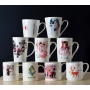 Low MOQ Custom Logo High Quality Ceramic Mugs Personalized Sublimation Heat Press Printing Coffee Cups for Gift Advertising