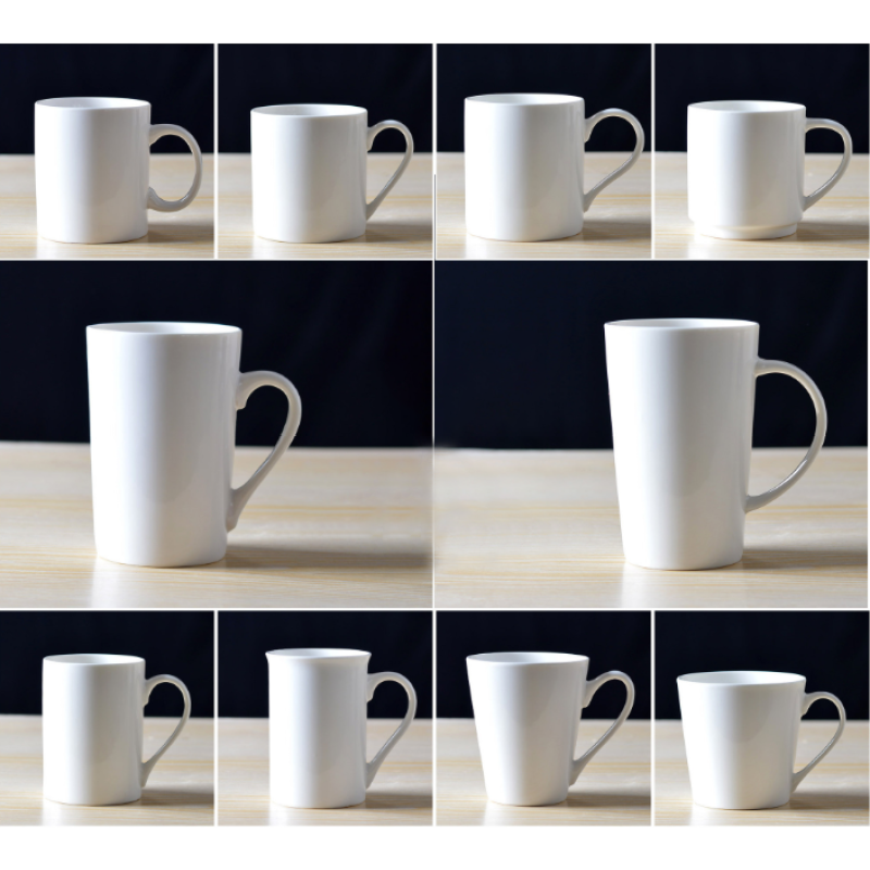 Low MOQ Custom Logo High Quality Ceramic Mugs Personalized Sublimation Heat Press Printing Coffee Cups for Gift Advertising