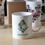 Low MOQ Custom Logo High Quality Ceramic Mugs Personalized Sublimation Heat Press Printing Coffee Cups for Gift Advertising