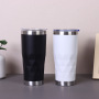 Custom logo 20oz Stainless Steel Car Cup Simple Double Wall Vacuum Insulation Cup Portable Double Drink Cold Ice Cup