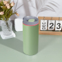 New Arrival 24oz Straight Coffee Mug Custom Logo Color with Lock Lid Double Wall Vacuum Stainless Steel Travel Mug