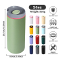 New Arrival 24oz Straight Coffee Mug Custom Logo Color with Lock Lid Double Wall Vacuum Stainless Steel Travel Mug