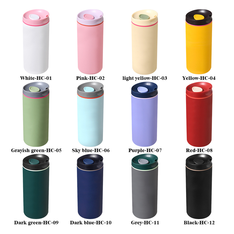 New Arrival 24oz Straight Coffee Mug Custom Logo Color with Lock Lid Double Wall Vacuum Stainless Steel Travel Mug