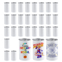 RTS US Warehouse 30PCS/CTN 12oz Double Walled Stainless Steel Straight Sublimation Cup Tumbler for Kids