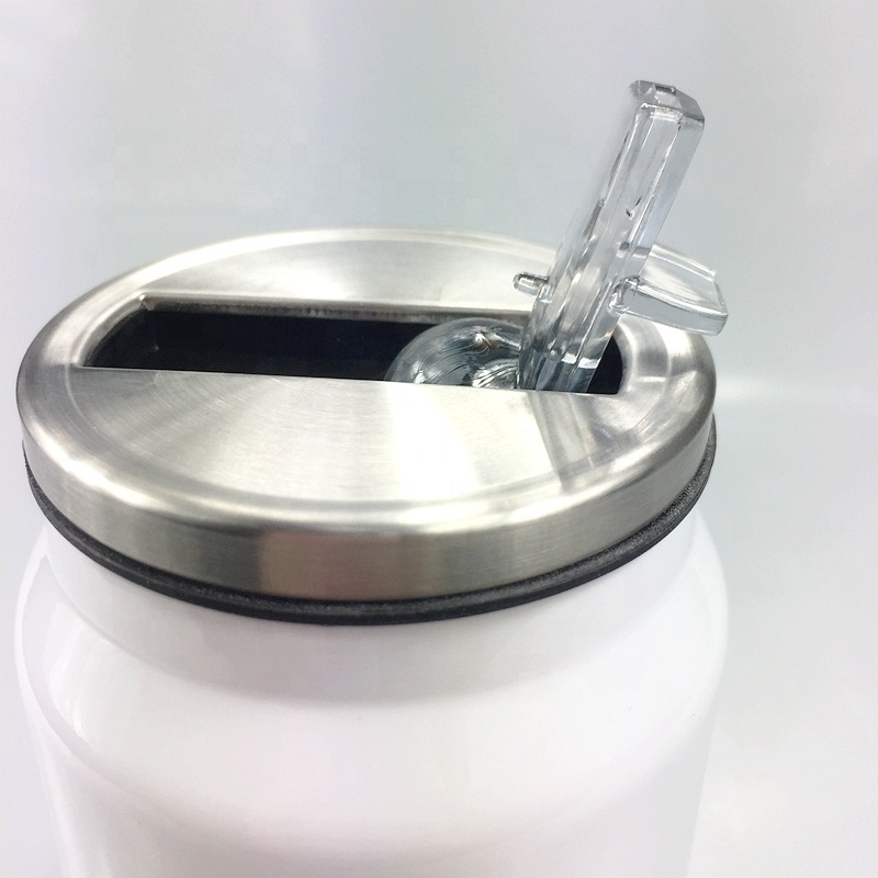 12oz/17oz Customized Blank Sublimation Stainless Steel Cup Cola Soda Can Bottle Tumbler with Straw
