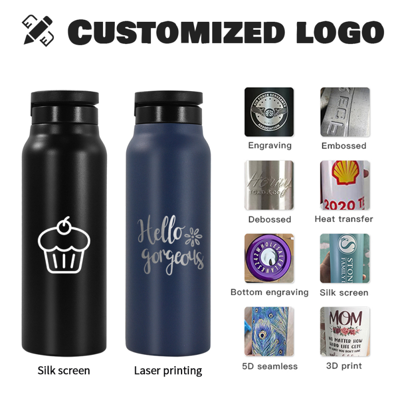 Personalized Cups Insulated Water Bottles 25oz Vaso De Acero Inoxidable Insulated Water Bottles