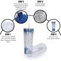Free Shipping USA Warehouse 24oz Double Wall Fillable Acrylic Cup BPA Free Clear Pre-drilled for Glitter Snow Globe Tumbler