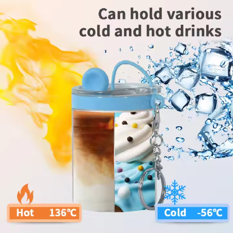 US Warehouse RTS 48pcs Pack 3oz Sublimation Blanks Shot Glass Straight Cup Shot Glass Tumblers with Key Chain Lid Metal Straw