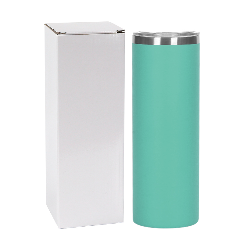 Wholesale Powder Coated 30 oz Stainless Steel Straight Tumbler with Lid and Straw Skinny for Direct Drinking and Boiling Water
