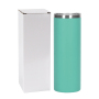Wholesale Powder Coated 30 oz Stainless Steel Straight Tumbler with Lid and Straw Skinny for Direct Drinking and Boiling Water