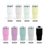 OEM Logo 14oz Tumbler Pink Metal Hot Cold Drink Beer Cup Custom Stainless Steel Vasos Vacuum Tumbler Coffee Travel Mug With Lid