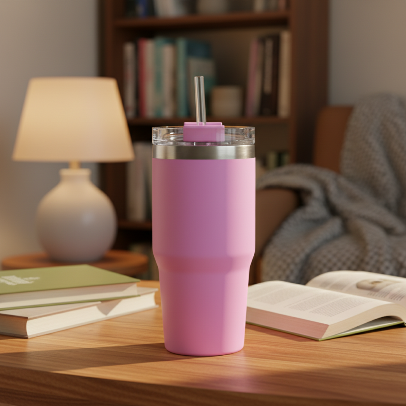 OEM Logo 14oz Tumbler Pink Metal Hot Cold Drink Beer Cup Custom Stainless Steel Vasos Vacuum Tumbler Coffee Travel Mug With Lid