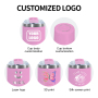 OEM Logo 14oz Tumbler Pink Metal Hot Cold Drink Beer Cup Custom Stainless Steel Vasos Vacuum Tumbler Coffee Travel Mug With Lid