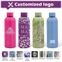 Trinkflasche Edelstahl logo Mug Cup Water Bottle Steel 350ml 500ml 750ml 1000ml Custom Water Bottle Tazas Personalizadas