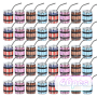 RTS US 40pcs/ctn 3oz Mini Stainless Steel Beer Wine Barrel Cup Colored Drinkware Tumbler Bar Mug Shot Glass with Metal Straw Lid