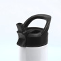 20oz Skinny Straight Sublimation White Blank Tumbler with Handle Screw Portable Sippy up Lid Water Bottle for Heat Press
