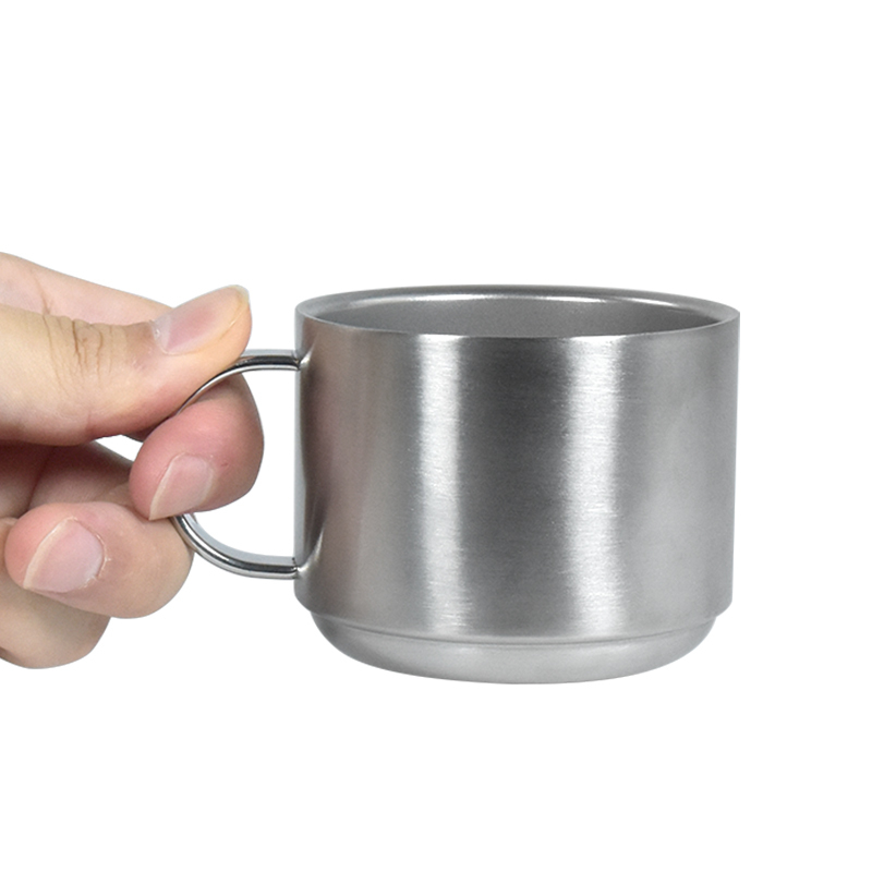 Custom  Mini 3oz 5oz Coffee Mug Insulated Personalized Cups Wedding Tumplers Vasos Doble Pared Stainless Steel Coffee Mug