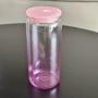 20oz Gradient Color Plastic Mason Cup Outdoor Portable Can Reusable BPA Free