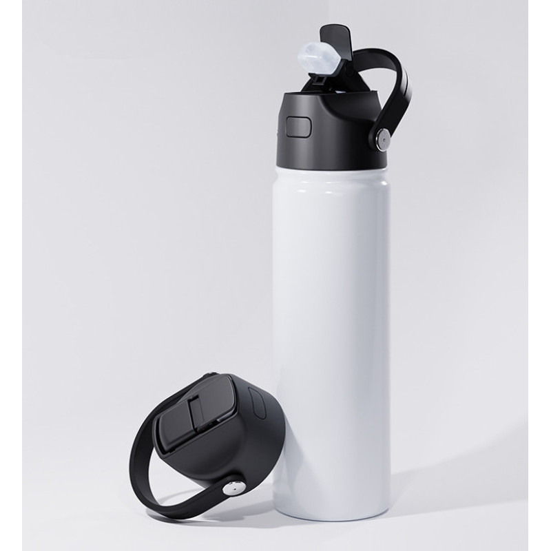 New 22oz Sublimation Blank Stainless Steel Insulation Travel Mug Coffee Dupe Tumbler Water Bottle with Leak Proof Lids