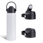 New 22oz Sublimation Blank Stainless Steel Insulation Travel Mug Coffee Dupe Tumbler Water Bottle with Leak Proof Lids