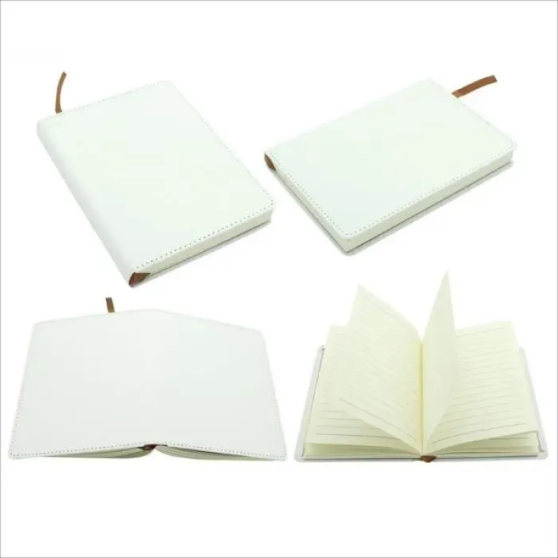 RTS US Stock A5 PU Leather Cover Sublimation Blanks Notebook Binder 40PCS/CTN Journals Organizer Novelty Stationery for Gifts