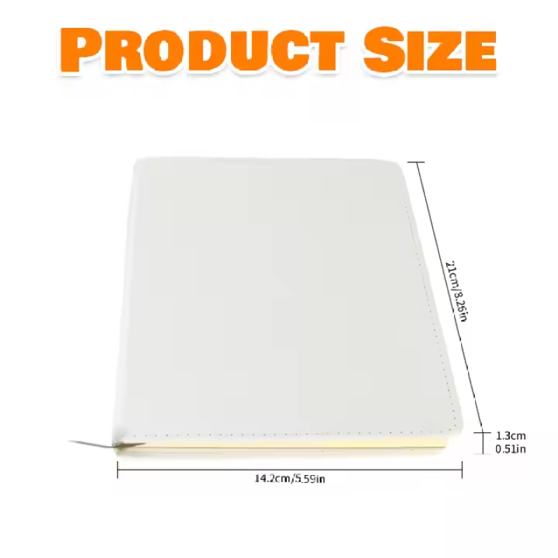 RTS US Stock A5 PU Leather Cover Sublimation Blanks Notebook Binder 40PCS/CTN Journals Organizer Novelty Stationery for Gifts
