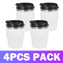 RTS US 6oz Vacuum Insulated Espresso Cup Set of 4 Espresso Shot Cup for Coffee Mini Coffee Cup