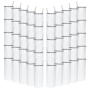 RTS USA Warehouse Stocked 50pcs/ctn 15oz Flat Sublimation Straight Tumbler With Plastic Straw