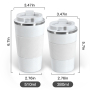 Suction Mug Protein Coffee  380ml 510ml Coffee Mug Insulated Travel Mug Insulated Thermo Cup with logo Travel Essential Mug
