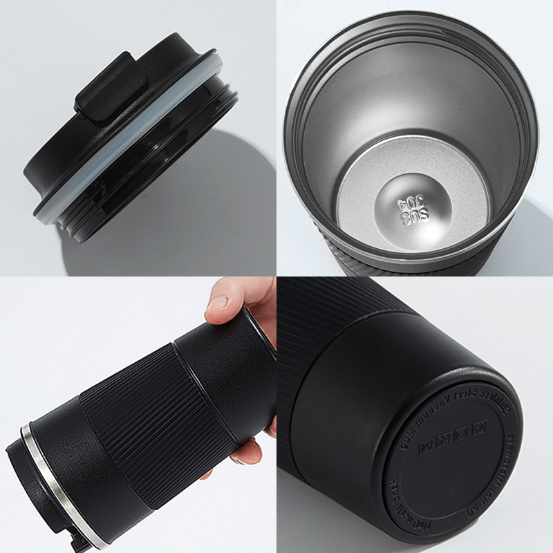 Suction Mug Protein Coffee  380ml 510ml Coffee Mug Insulated Travel Mug Insulated Thermo Cup with logo Travel Essential Mug