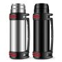 1.2L-4.2L Large Stainless Steel Classic Vacuum Insulated Termo Water Bottle BPA-Free Cup Flask Travel Kettle with Shoulder Strap