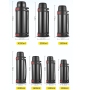 1.2L-4.2L Large Stainless Steel Classic Vacuum Insulated Termo Water Bottle BPA-Free Cup Flask Travel Kettle with Shoulder Strap