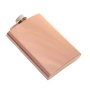 Factory Supply 6oz 7oz 8oz Colored Silver Black Stainless Steel Hip Flask Portable Whiskey Russian Liquor Wine Flask Custom Gift
