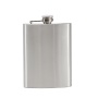 Factory Supply 6oz 7oz 8oz Colored Silver Black Stainless Steel Hip Flask Portable Whiskey Russian Liquor Wine Flask Custom Gift