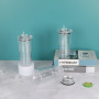 Best Selling Pre-drilled Glitter Snow Globe Cups 17oz Transparent Clear Acrylic Plastic Can Tumbler