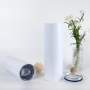 USA Stocked Sublimation Blanks Stainless Steel Vacuum Water Botter Flat Edge 20oz Skinny Sublimation Tumbler With Lid 25PCS/CTN