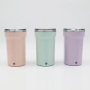 Wholesale Logo Printed 350ml Coffee Mug Stainless Steel SS304 Tumbler PP Shell Automatic Stirring USB Coffee Cup with Lid