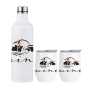 10pcs/ctn 500ml Sublimation Stainless Steel Double Walled Wine Tumbler Insulated Water Bottle Set with 2pcs 12oz Egg Shaped Cups