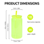 Plastic Cups with Lids and Colored Straw 16oz Colored Single Wall Drinking Cups Plastic Tumblers with Straws