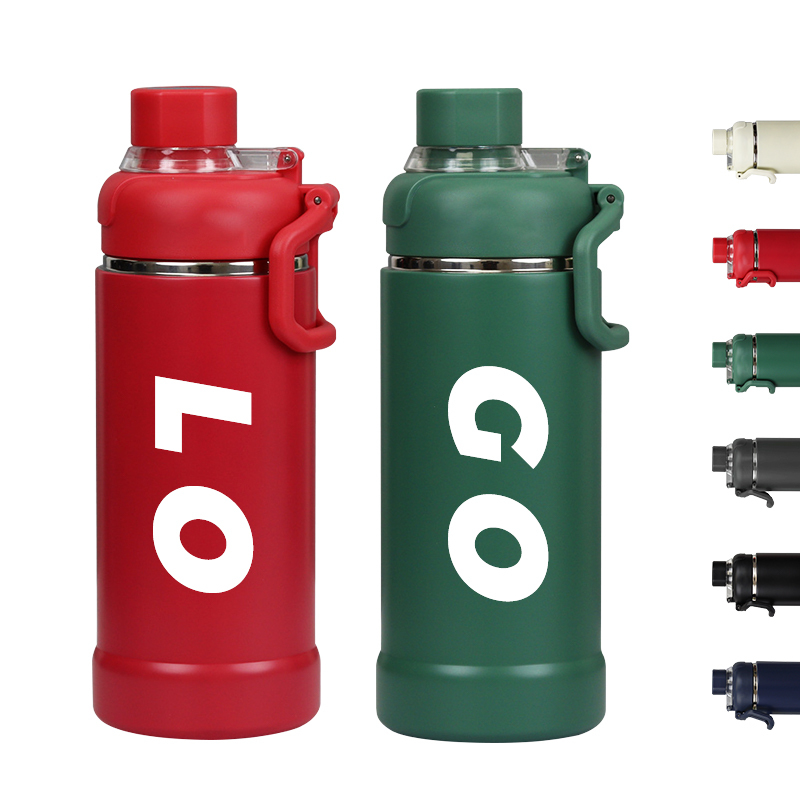 750ml Large Capacity New Brazilian Thermal Cup Outdoor Portable Sports Water Cup Portable Tea Cup Stylish Small Mouth