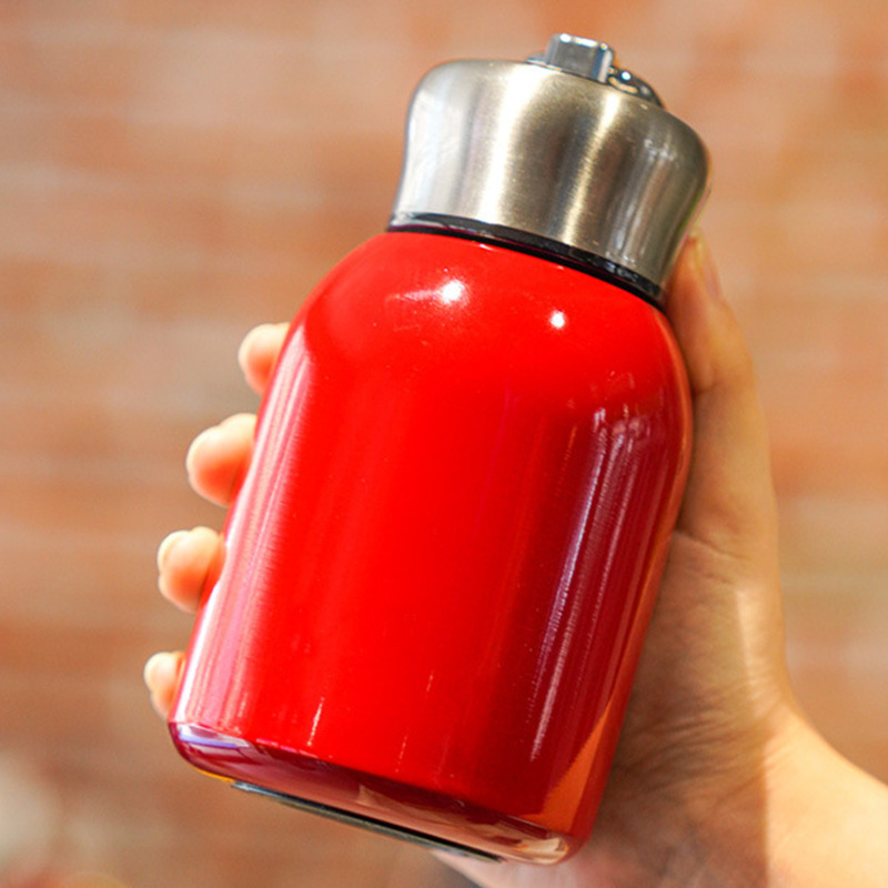 CN Wholesale Hot Selling Item 300ml 10oz Little Fatty Stainless Steel Colored Customization with Lid Tumbler Water Bottle