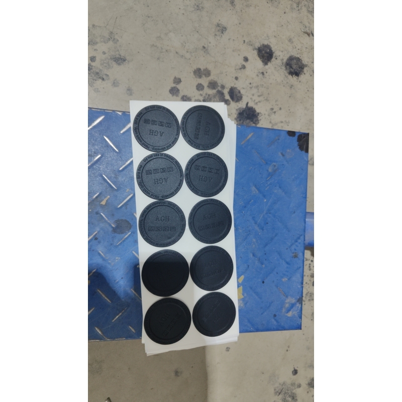 RTS US Warehouse 200pcs/ctn 56mm*1.8mm  Round Shaped Antislip Sicicone Non slip Cup Rubber Coaster Rubber Bottom for Tumblers