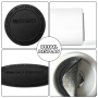 RTS US Warehouse 200pcs/ctn 56mm*1.8mm  Round Shaped Antislip Sicicone Non slip Cup Rubber Coaster Rubber Bottom for Tumblers