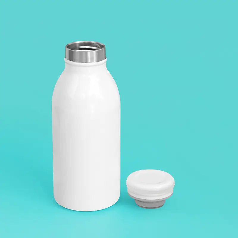 12oz Double Wall Vacuum Insulation 304 Stainless Steel Sublimation Milk Bottle Blank for DIY Transfer Printing