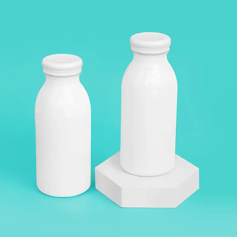 12oz Double Wall Vacuum Insulation 304 Stainless Steel Sublimation Milk Bottle Blank for DIY Transfer Printing